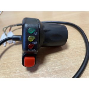 Fél markolatos gázkar párban töltés kijelzővel