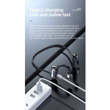 Csontvezető fülhallgató, mikrofon, Bluetooth v5.0