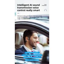 Csontvezető fülhallgató, mikrofon, Bluetooth v5.0