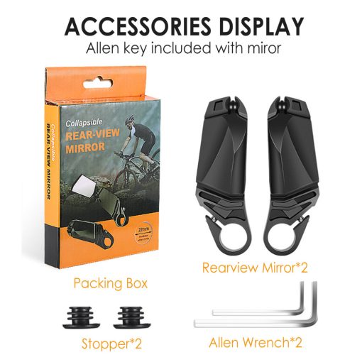 Kerékpáros visszapillantó tükör párban