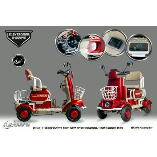 Emob-46 négykerekű elektromos moped