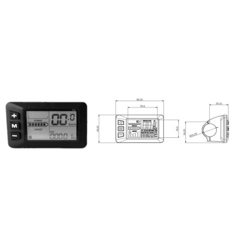 G51 LCD kezelő 6PIN